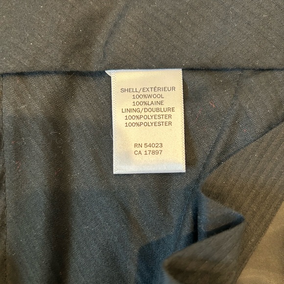 Banana Republic Suit 42R 32x30 Charcoal Gray - Picture 3 of 5